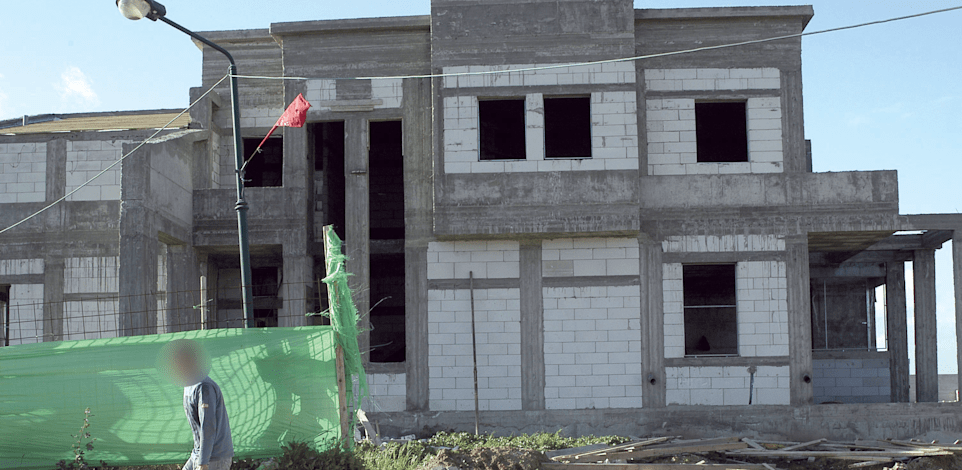 בית בבנייה / צילום: אייל פישר