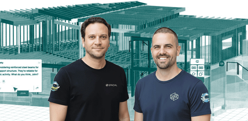 מייסדי Spacial. מימין: מאור גרינברג ועמי אברהמי / צילום: Spacial