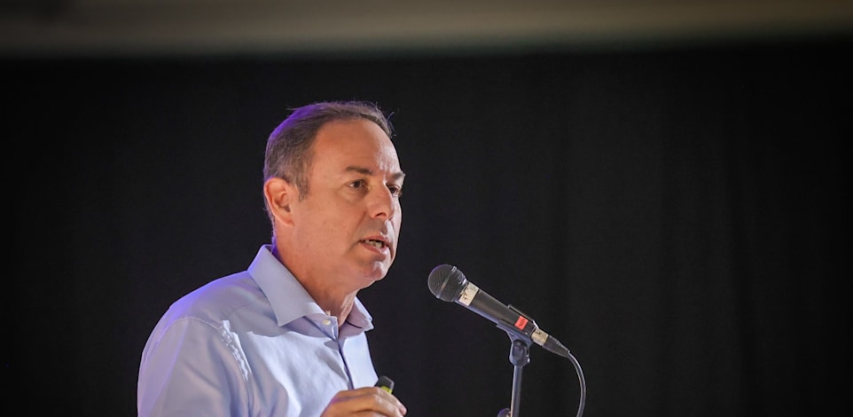 נשיא ומנכ''ל ICL אלעד אהרונסון בוועידת ישראל לעסקים / צילום: שלומי יוסף