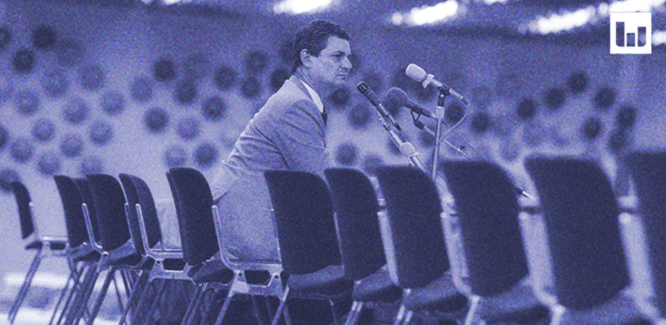 שר האוצר יורם ארידור. פעולותיו חקקו בתודעה את המושג ''כלכלת בחירות'' / צילום: נתי הרניק, לע''מ