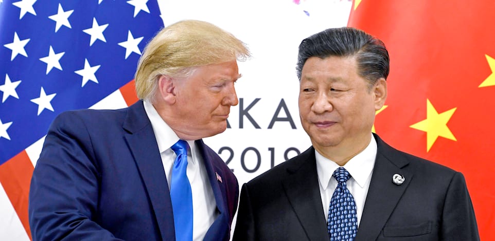 נשיא ארה''ב דונלד טראמפ ונשיא סין שי ג'ינפינג / צילום: ap, Susan Walsh