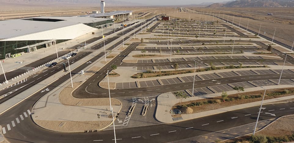 שדה התעופה רמון בו התקינה ברנד תעשיות חשמל / צילום: מצגת החברה