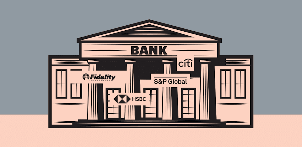 ענקיות הפיננסים העולמיות / עיצוב: אלישע נדב