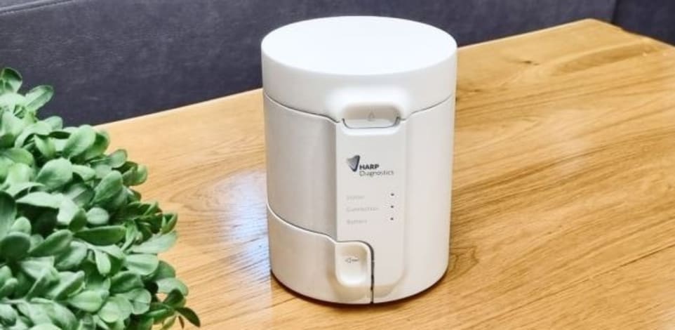 HARP 360 - מכשיר בדיקה אוטומטי ביתי / צילום: הארפ דיאגנוסטיקה בע''מ