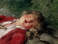 ''רועה הצאן הישן'', ציור של פרנסואה בושה מ־1750, שסטפן ברייטוויזר גנב מהמוזיאון לאמנויות יפות בשארטר בצרפת