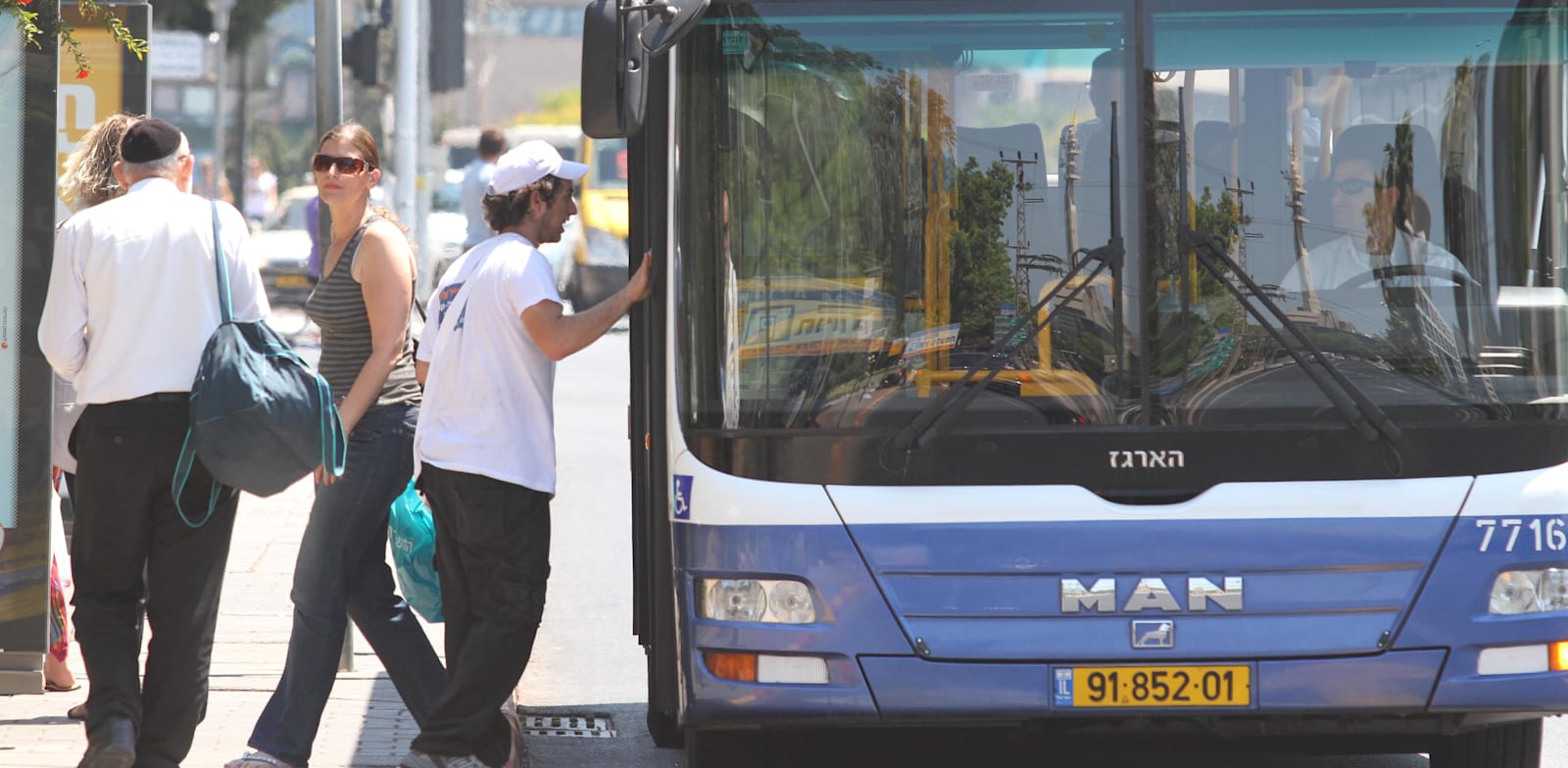 תחבורה ציבורית. המצב בשטח עדיין רחוק מהיעד של משרד התחבורה / צילום: מץ 76