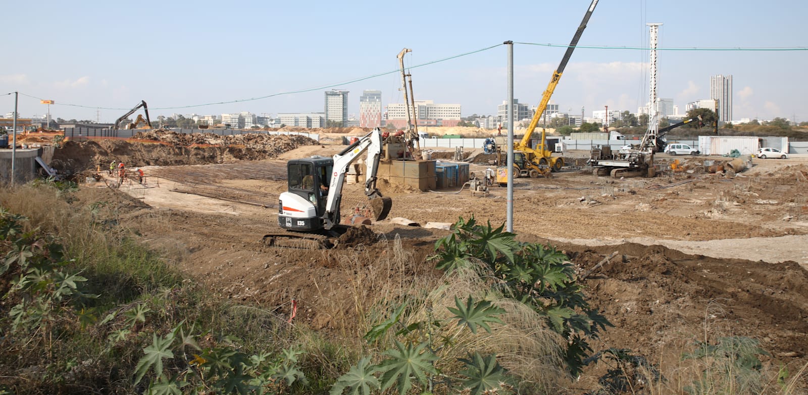 עבודות חפירה בבני ברק / צילום: כדיה לוי