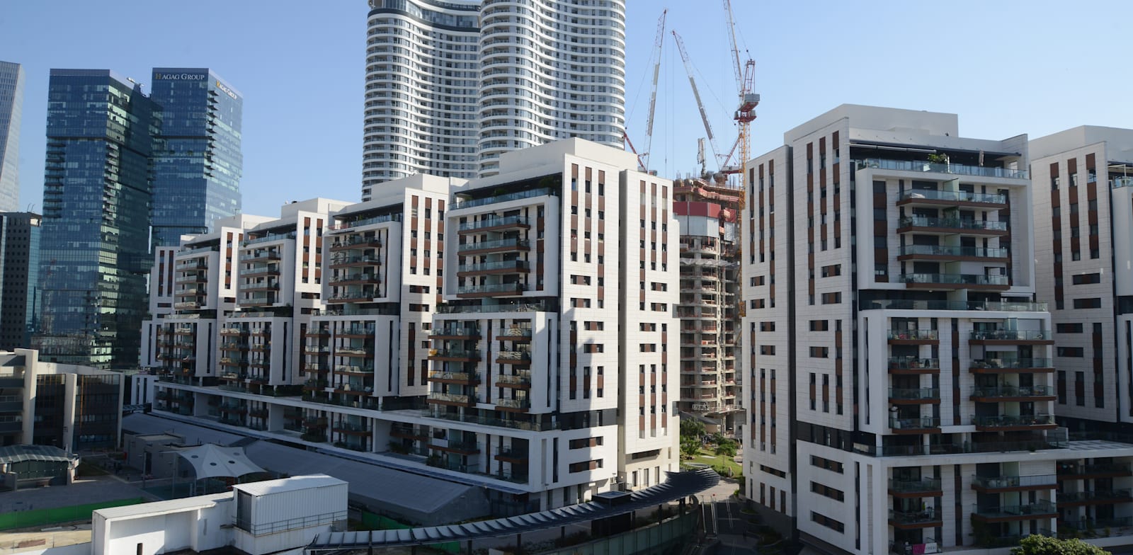 מתחם גינדי TLV. הבנייה עדיין נמשכת / צילום: שלומי יוסף