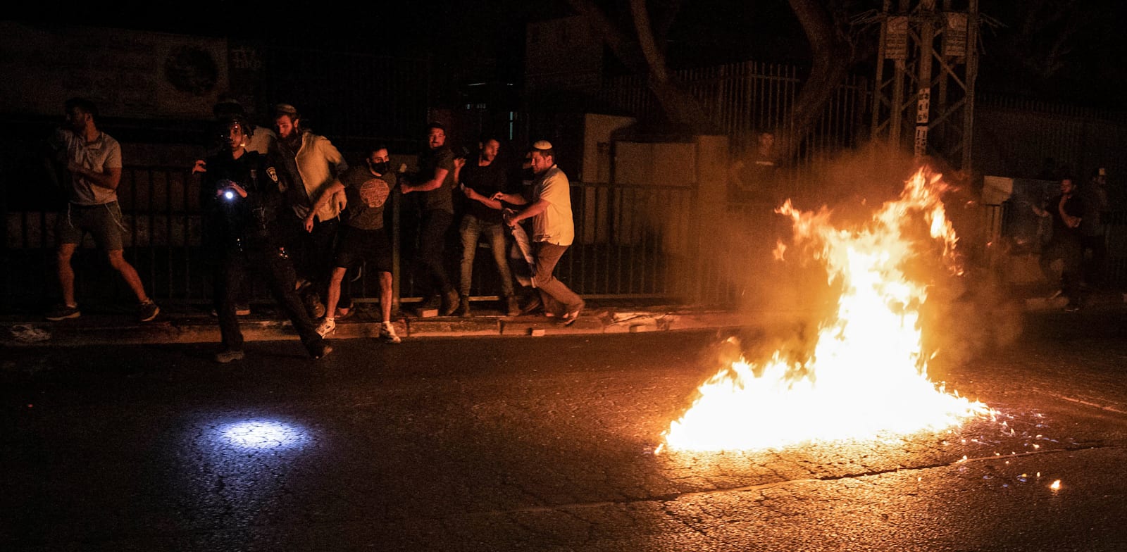 מהומות בלוד / צילום: Reuters, Oren Ziv/dpa