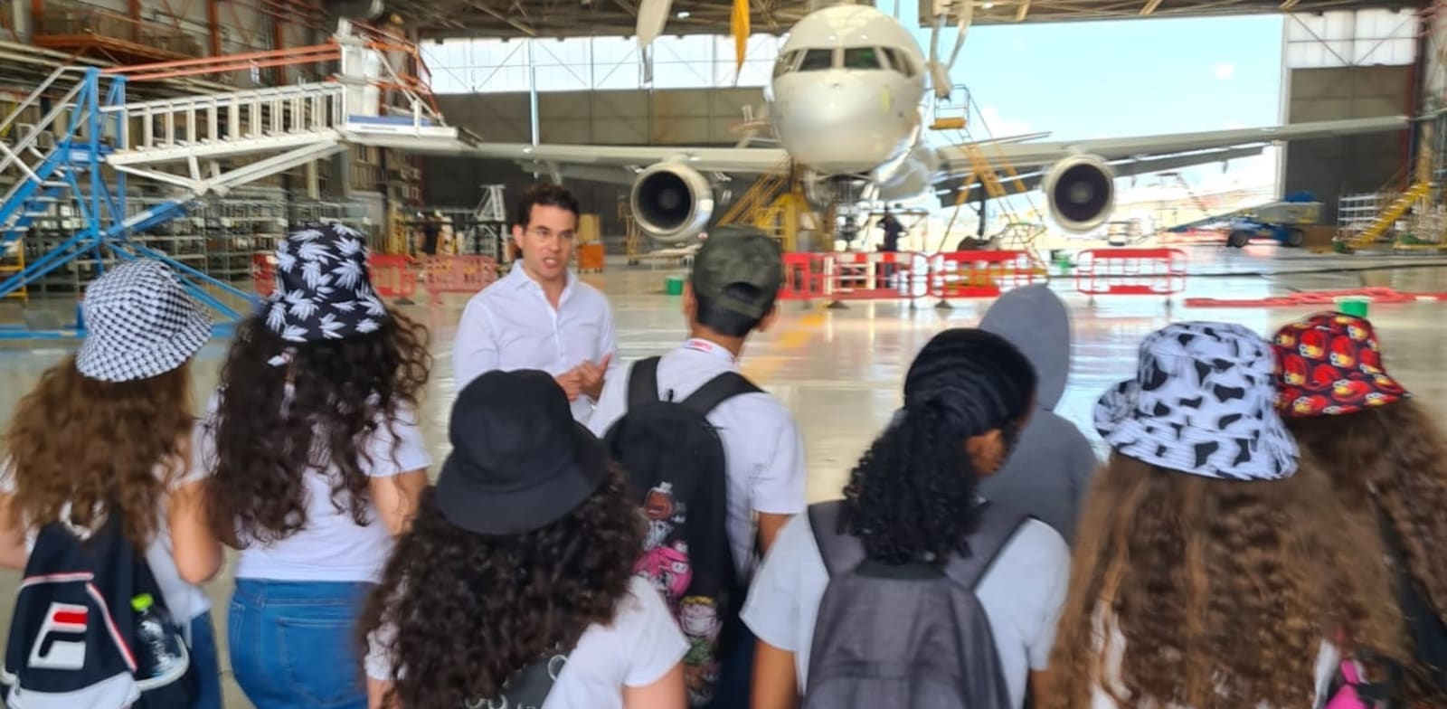 ביקור התלמידים בתעשייה האווירית / צילום: אלון רון, התעשייה האווירית