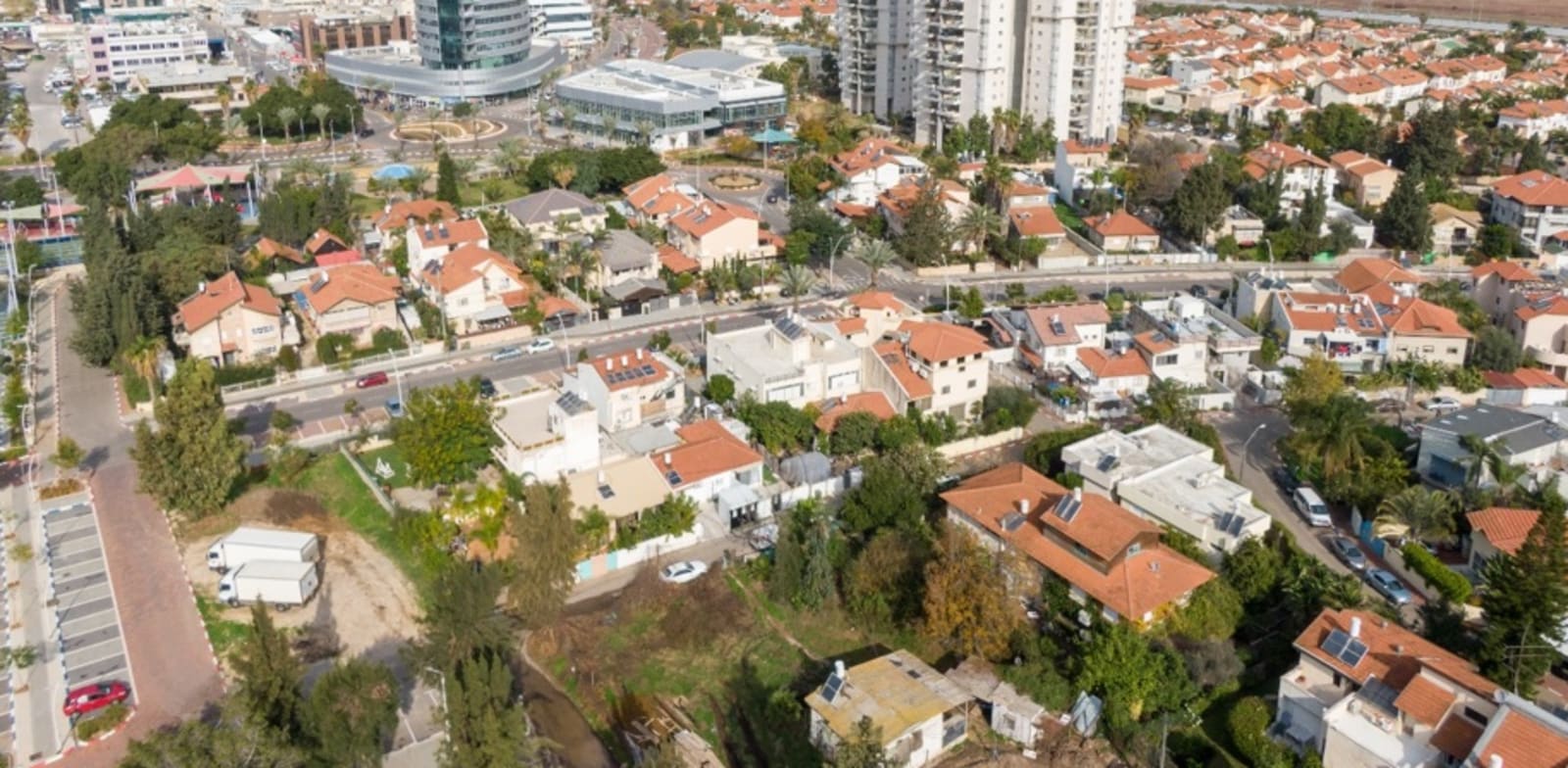 צילום אוויר של אזור / צילום: דוברות משרד הפנים