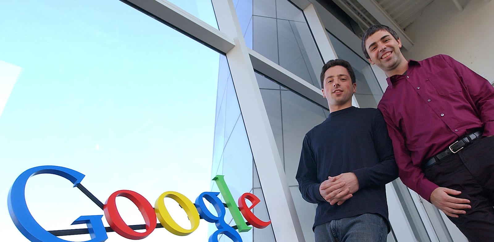 מייסדי גוגל, לארי פייג' וסרגיי ברין / צילום: ben margot