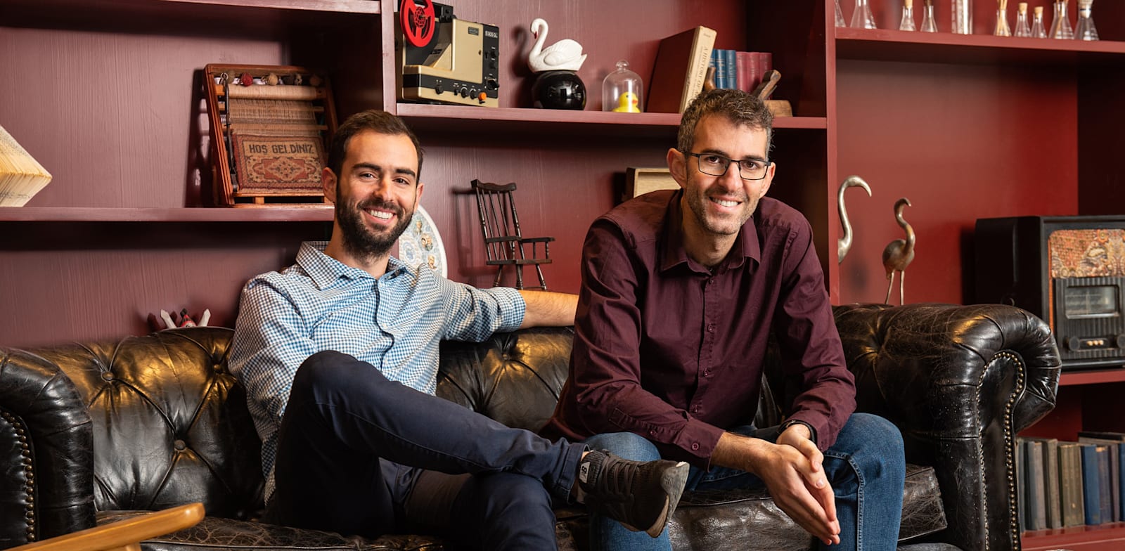 מייסדי אפסגון, ניצן שפירא ורן רבנזפט / צילום: אביב קורט