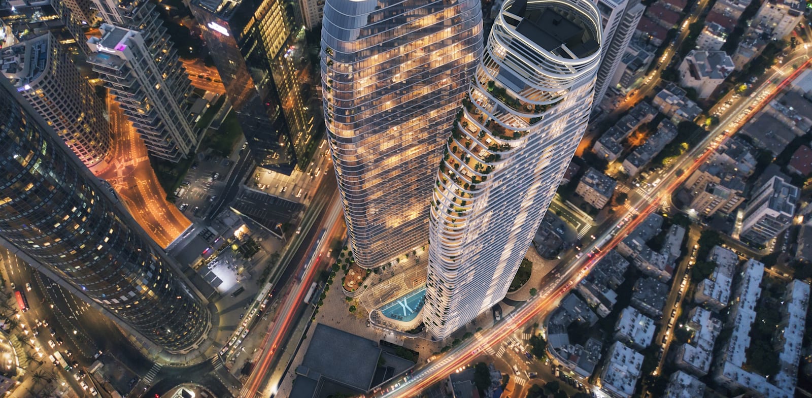 הפרויקט בצומת עלית / הדמיה: DIVISION3