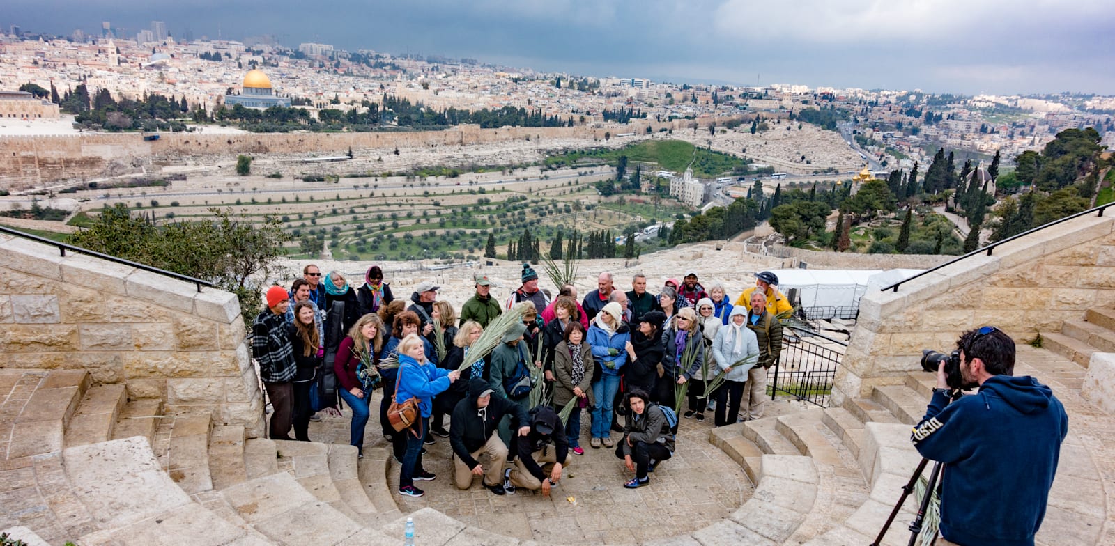 קבוצת תיירים בירושלים. סוכנים מחו''ל אומרים כי לא יוכלו לגבש תוכניות לשלוח לישראל תיירים ב־2022 / צילום: Shutterstock