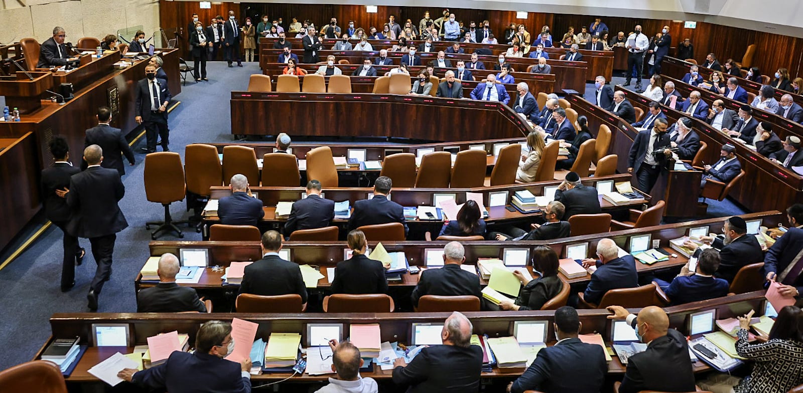 מליאת הכנסת בזמן הדיונים על התקציב / צילום: דוברות הכנסת