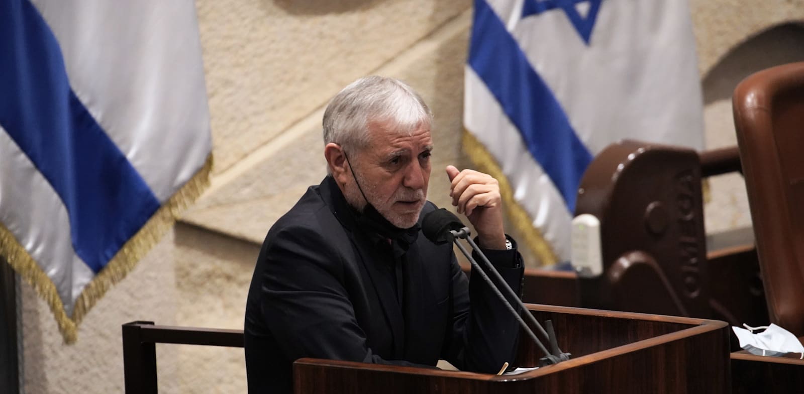 שר הרווחה והשירותים החברתיים, מאיר כהן, היום במליאת הכנסת / צילום: דני שם טוב, דוברות הכנסת