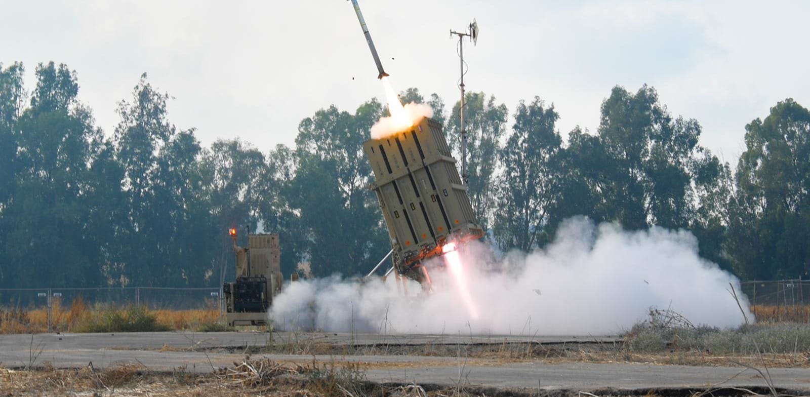 מערכת כיפת ברזל במבצע ''עלות השחר'' / צילום: דובר צה''ל