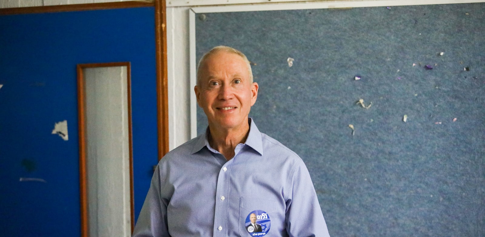 יואב גלנט בפריימריז של מפלגת הליכוד, ראשון לציון / צילום: שלומי יוסף