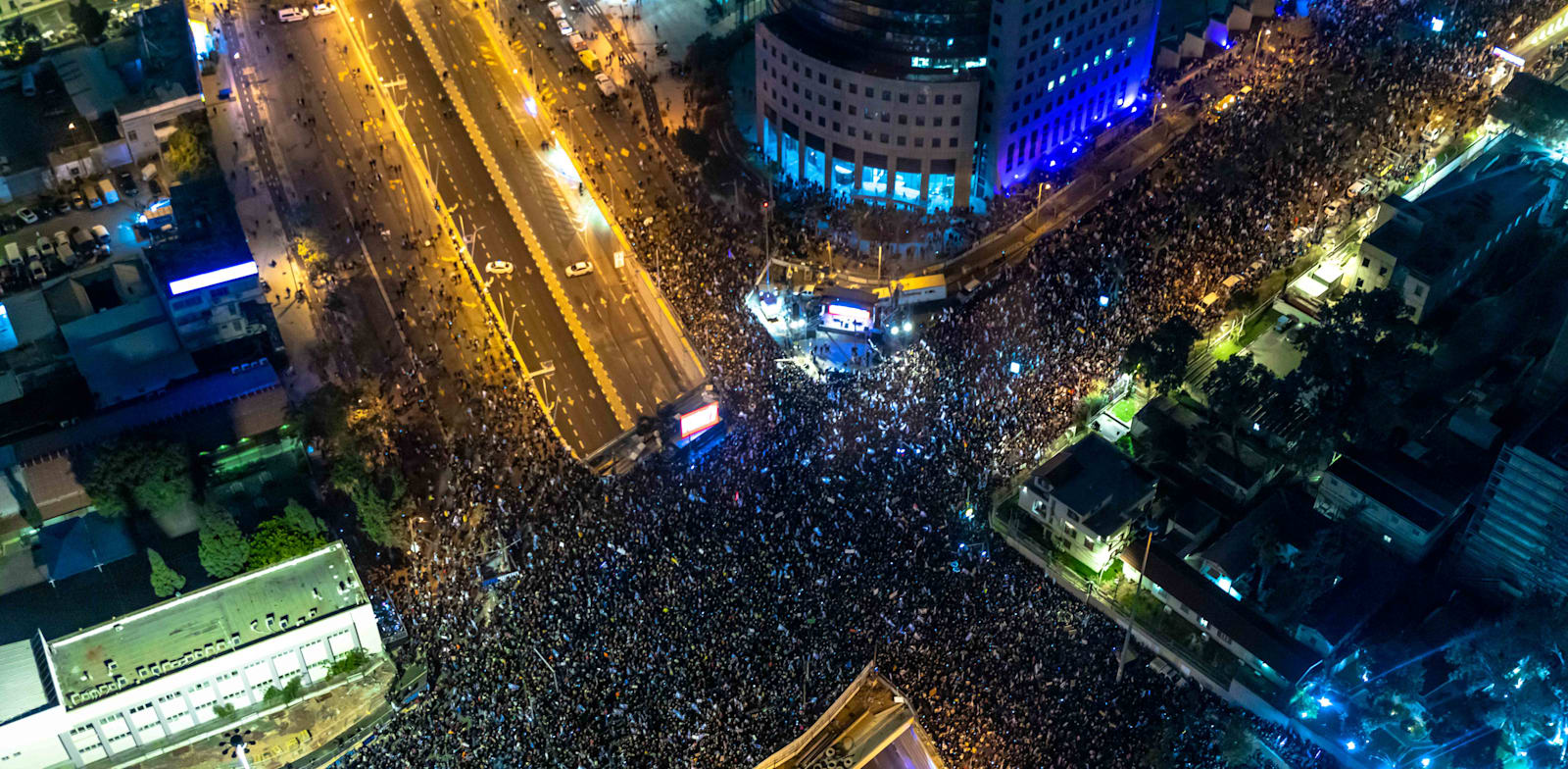 הפגנה בתל אביב נגד הרפורמה המשפטית / צילום: כדיה לוי