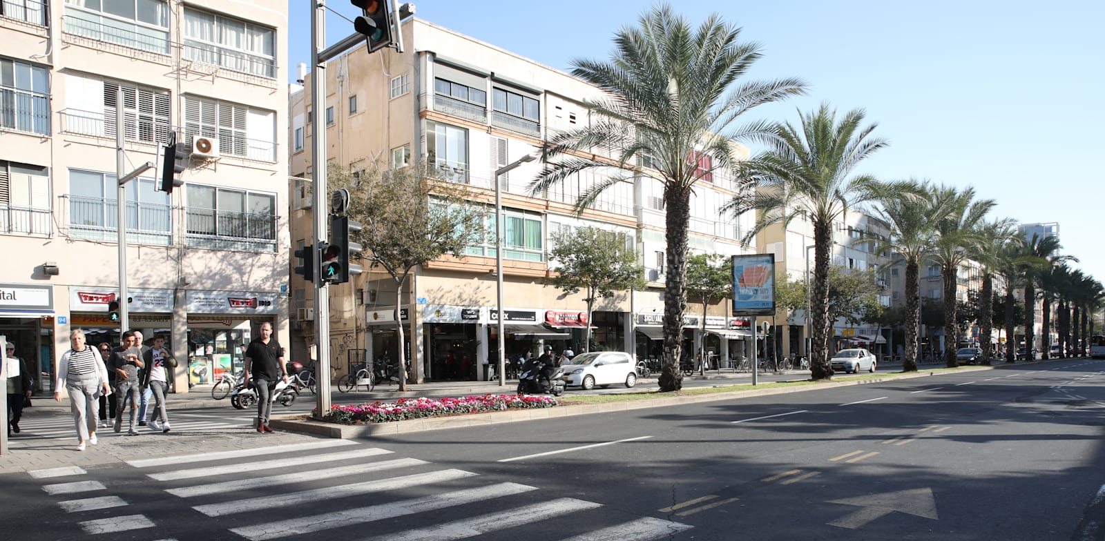 Ibn Gabirol Street in Tel Aviv  credit: Cadya Levy