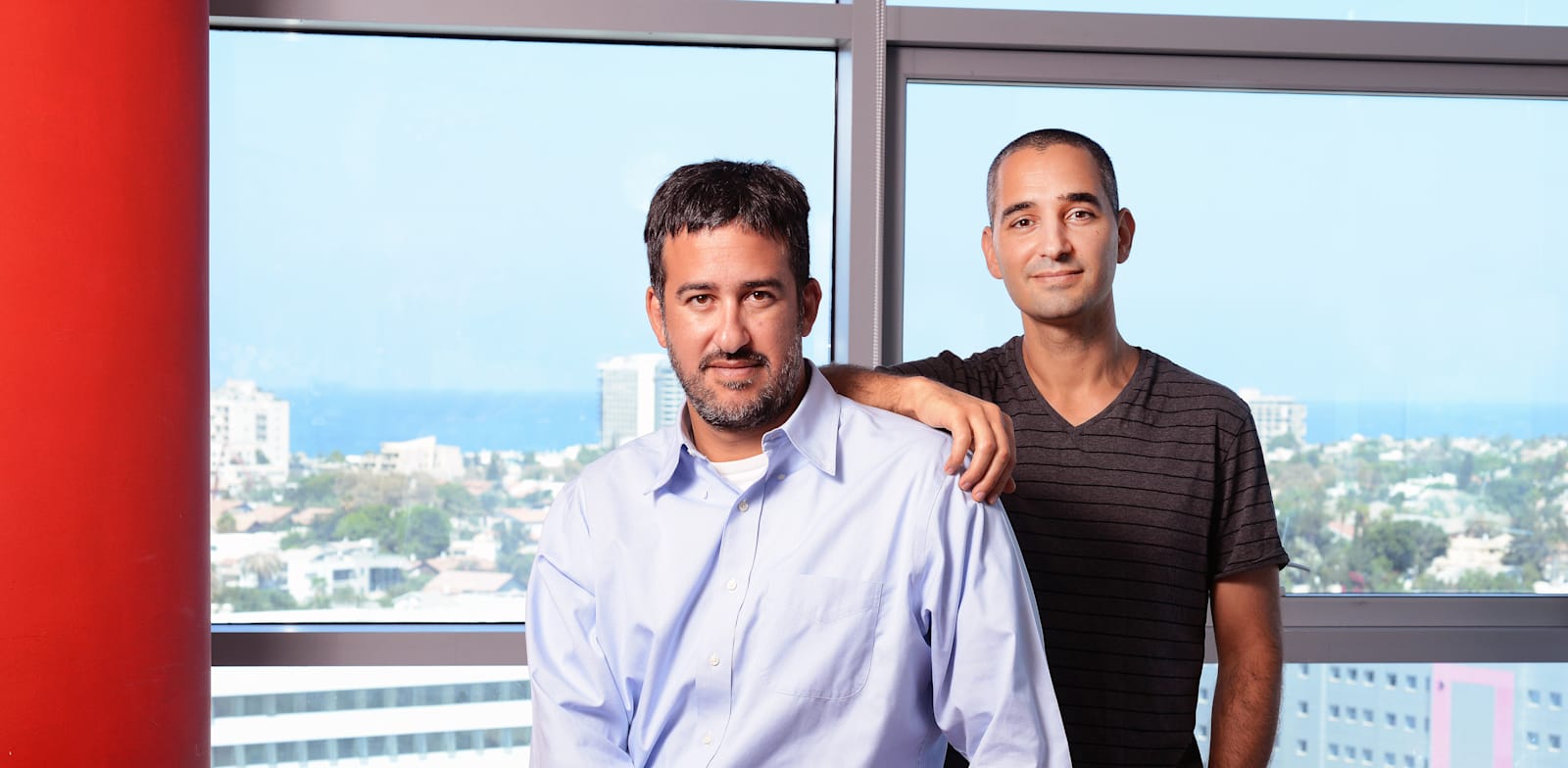 Zerto founders Ziv and Oded Kedem  credit: Eyal Izhar