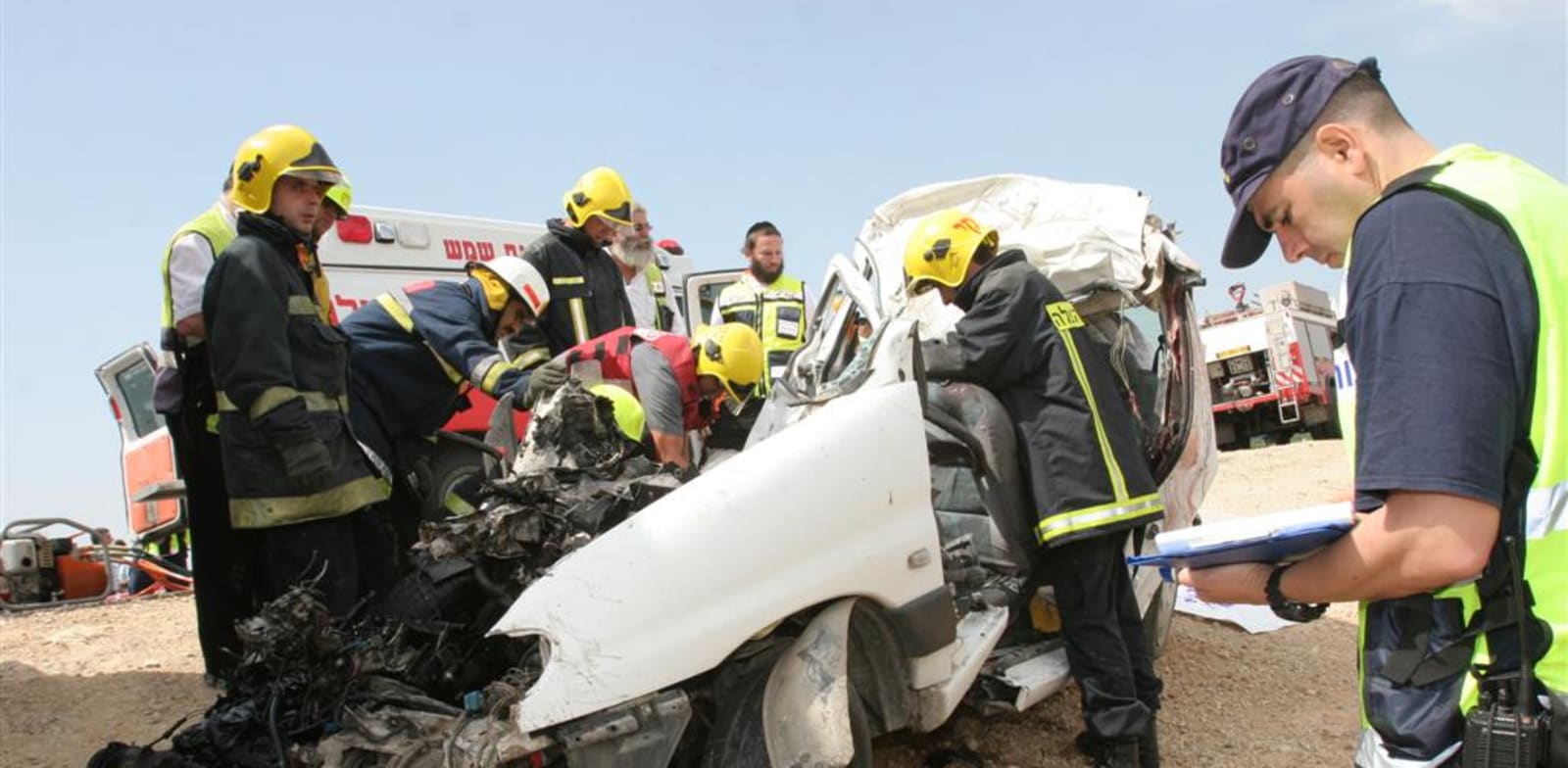 תאונה קטלנית בצומת חולדה / צילום: אבי מועלם