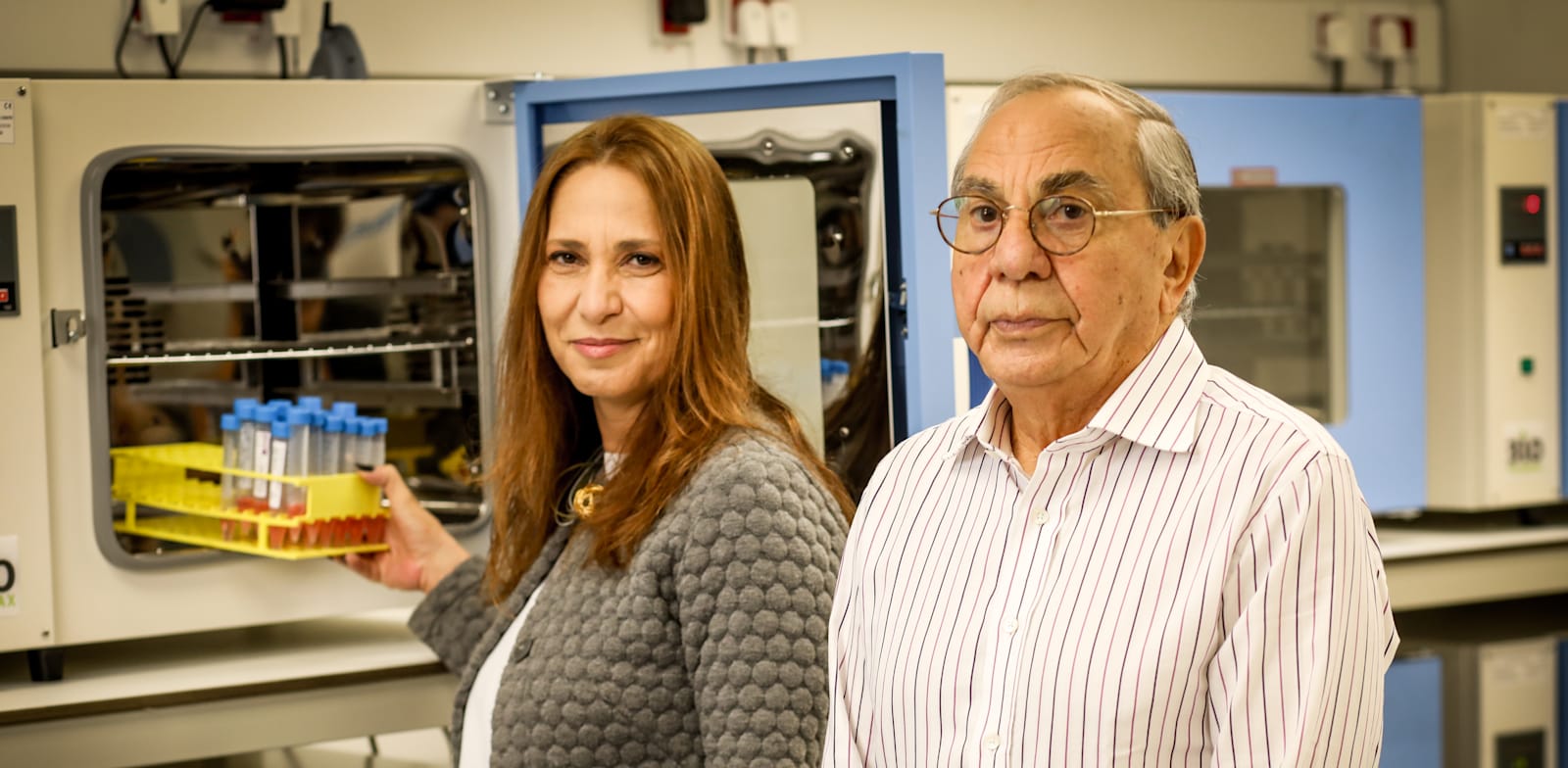 משה בן שאול ותמי גלילי, יו"ר ומנכ"לית אילקס מדיקל / צילום: שלומי יוסף