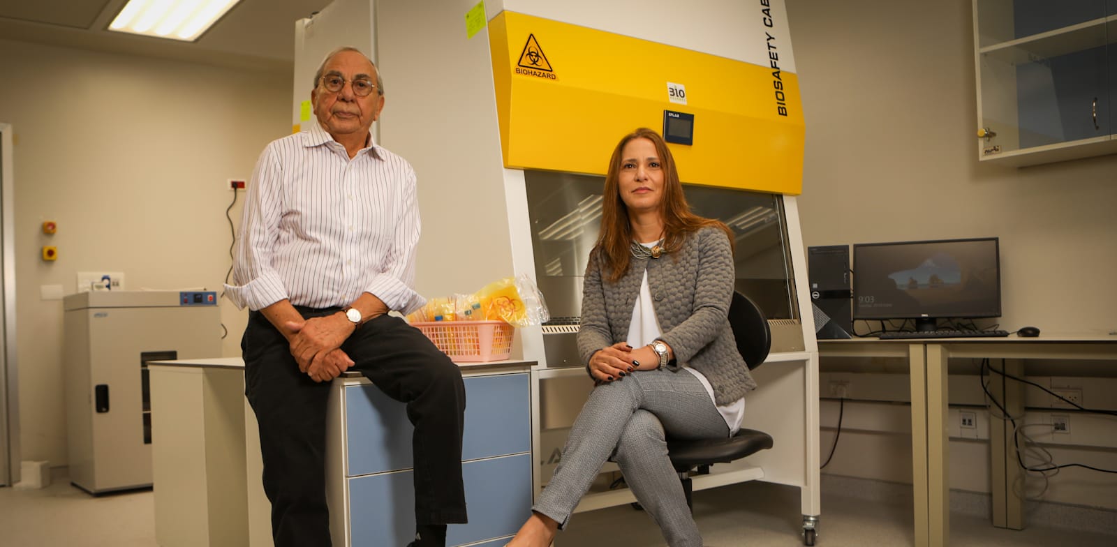 משה בן שאול ותמי גלילי. מנהלים חברה בתחום הבדיקות הדיאגנוסטיות / צילום: שלומי יוסף