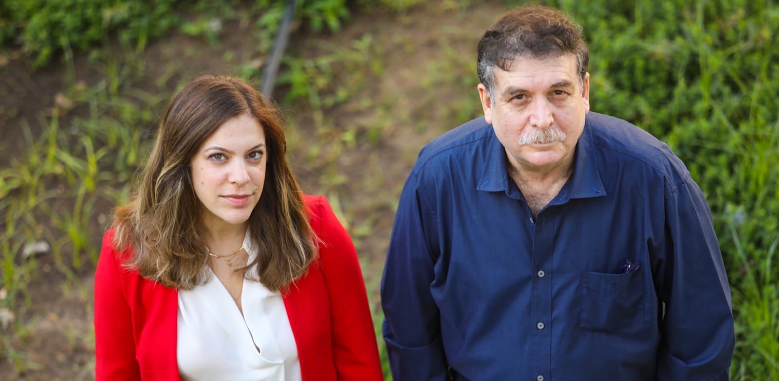 Liron Fendell and Prof. Moshe Phillip Photo: Shlomi Yosef