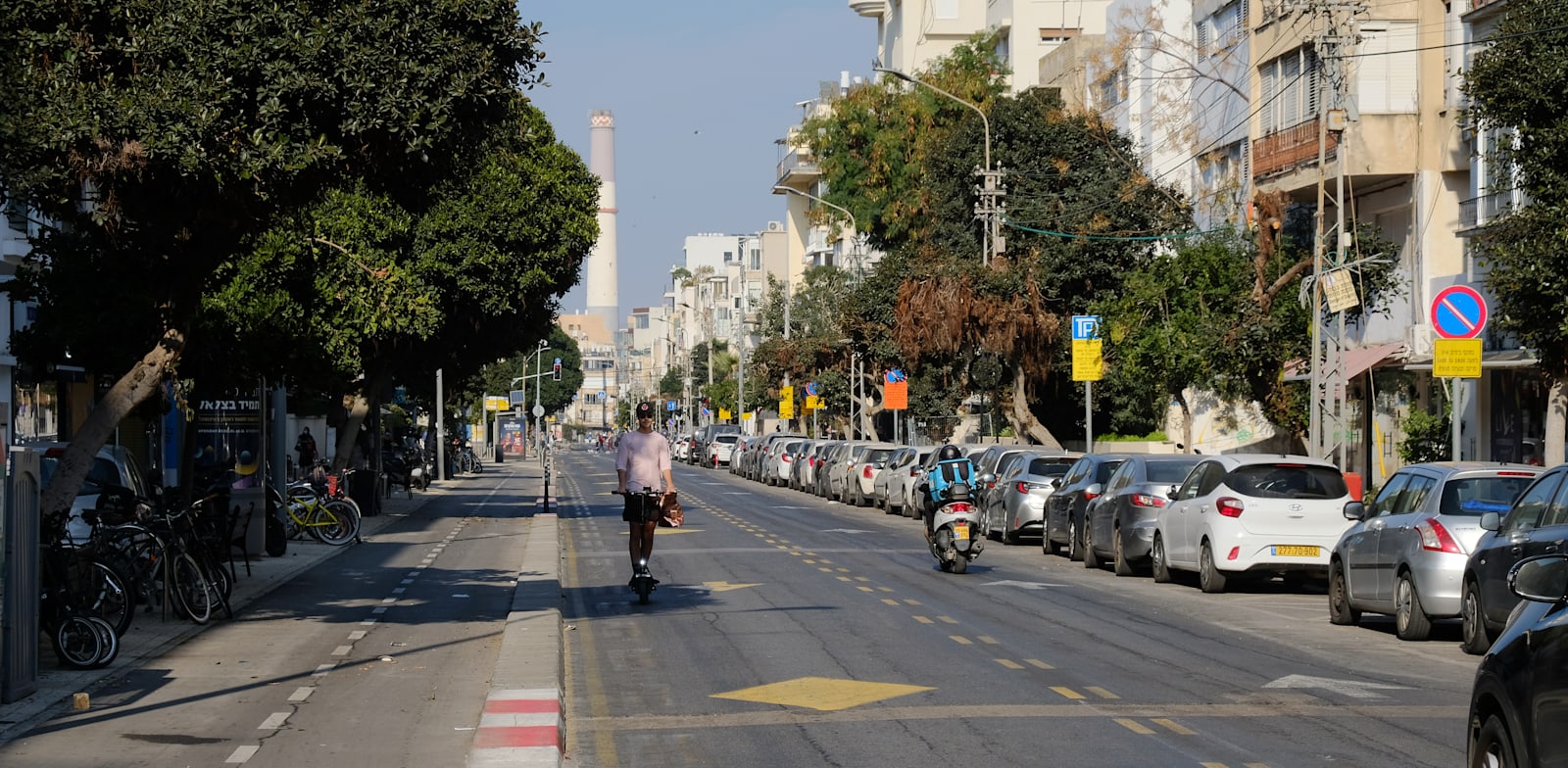 שביל אופניים בתל אביב / צילום: איל יצהר