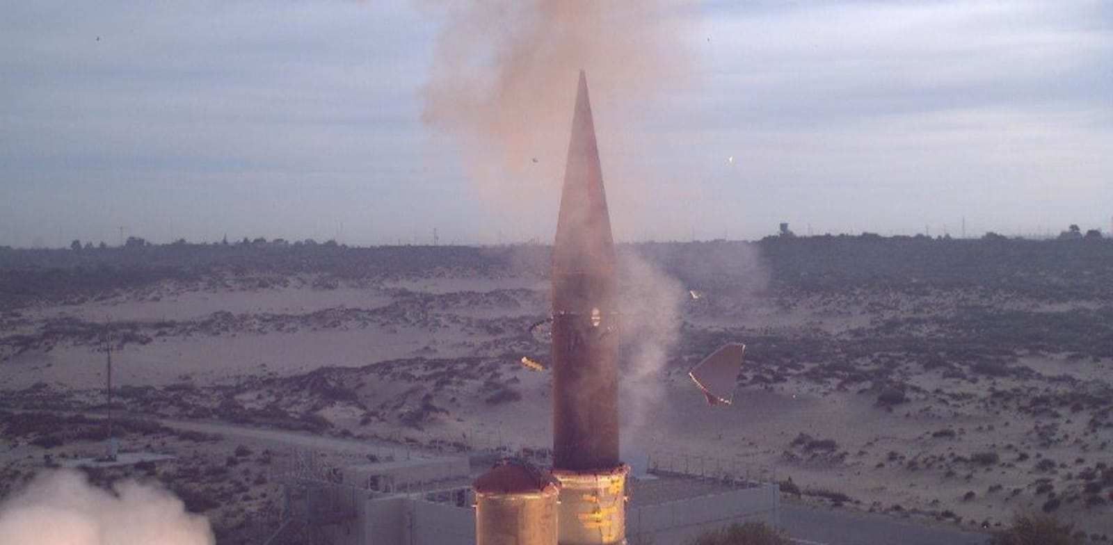 Test of Arrow 3 at Palmahim credit: Ministry of Defense Test of Arrow 3 at Palmahim credit: Ministry of Defense