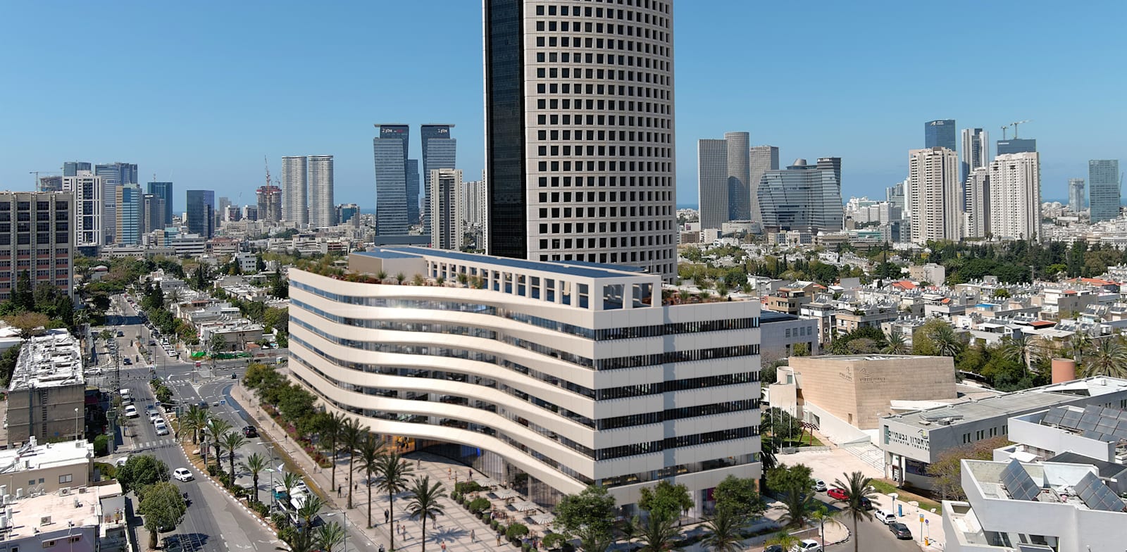 בניין אמות גבעתיים המחודש, החשיבה הירוקה תורמת לחברה ולעובד / הדמיה: Viewpoint