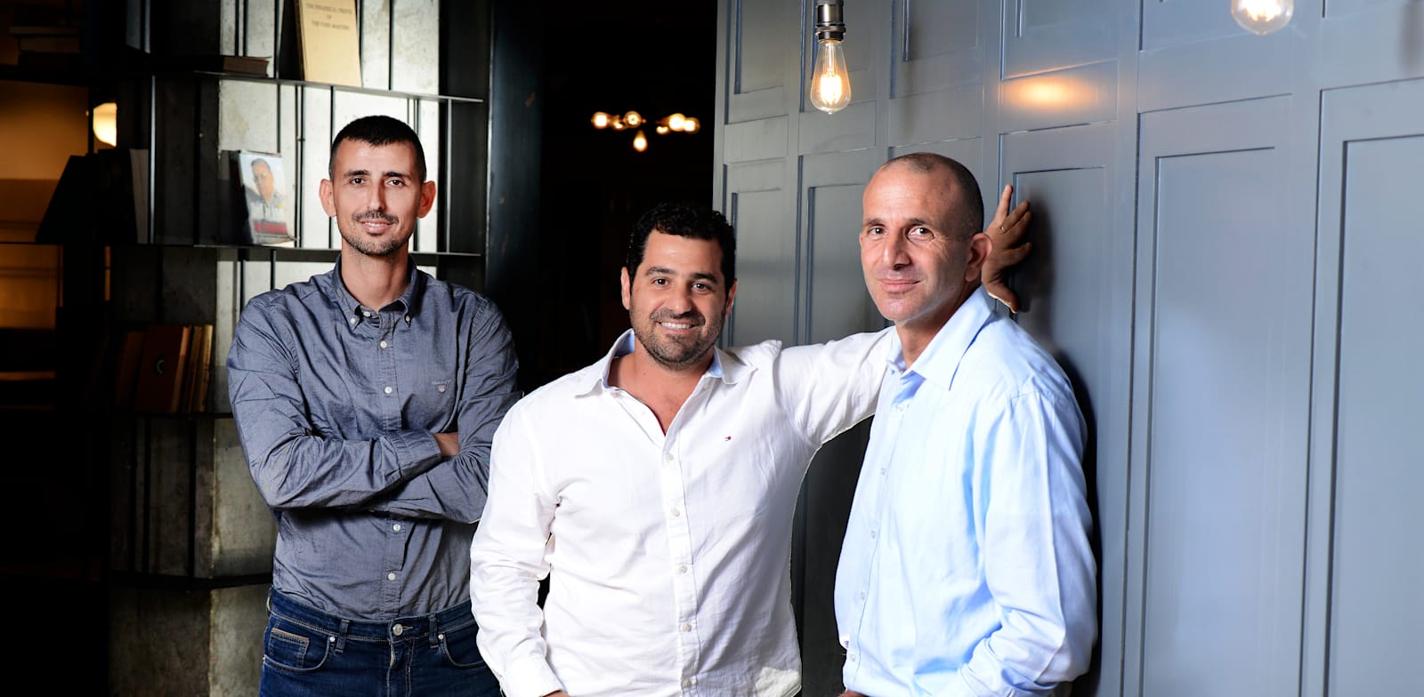 איציק מלכה, יואב כהן וניר כהן, מייסדי חברת M4 אנליטיקס / צילום: איל יצהר