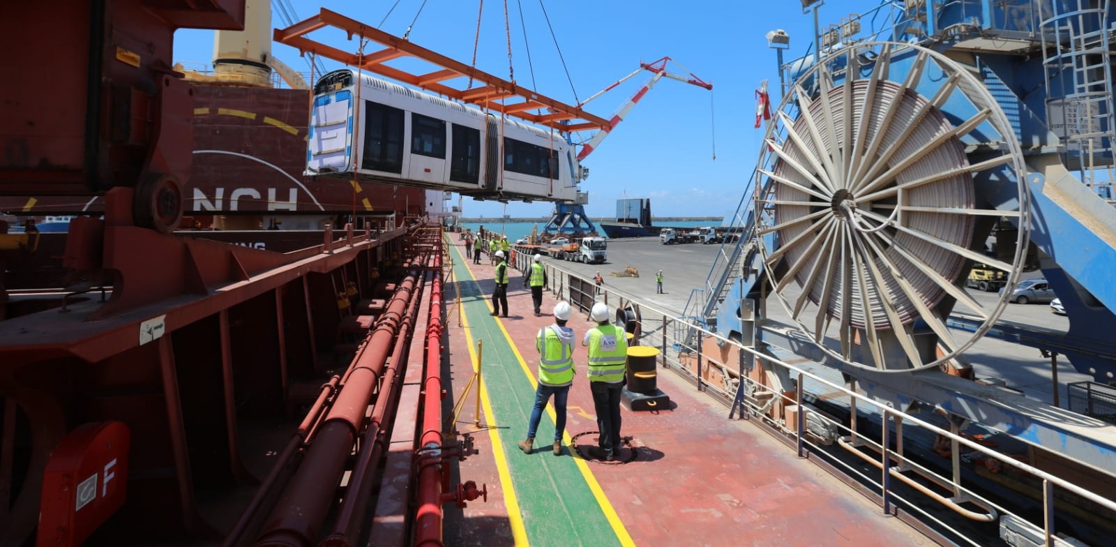 פריקת קרונות בנמל אשדוד / צילום: דוברות רכבת ישראל