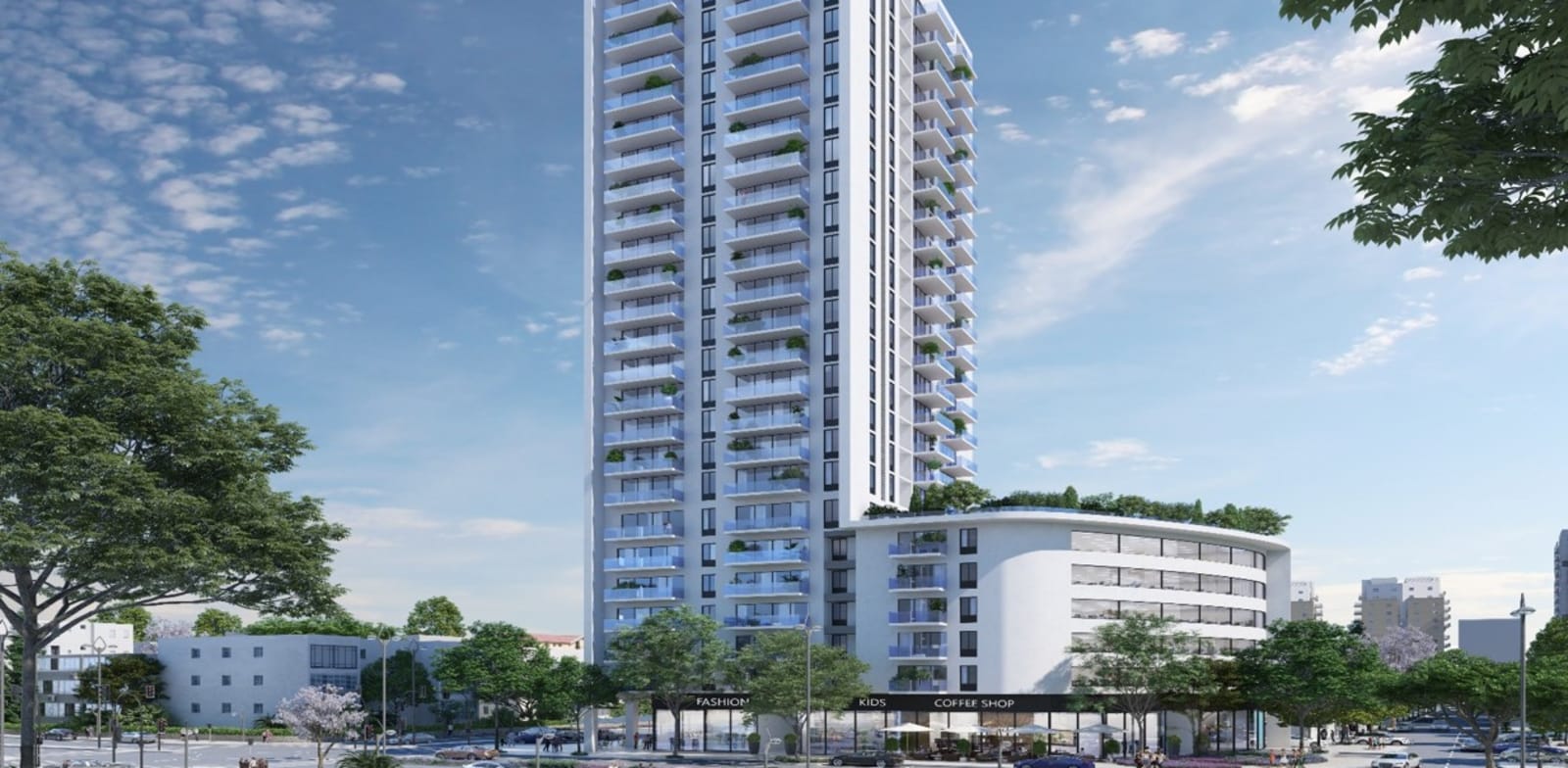 פרויקט חנקין הכשרת היישוב בחולון / הדמיה: בר-לוי-דיין אדריכלים