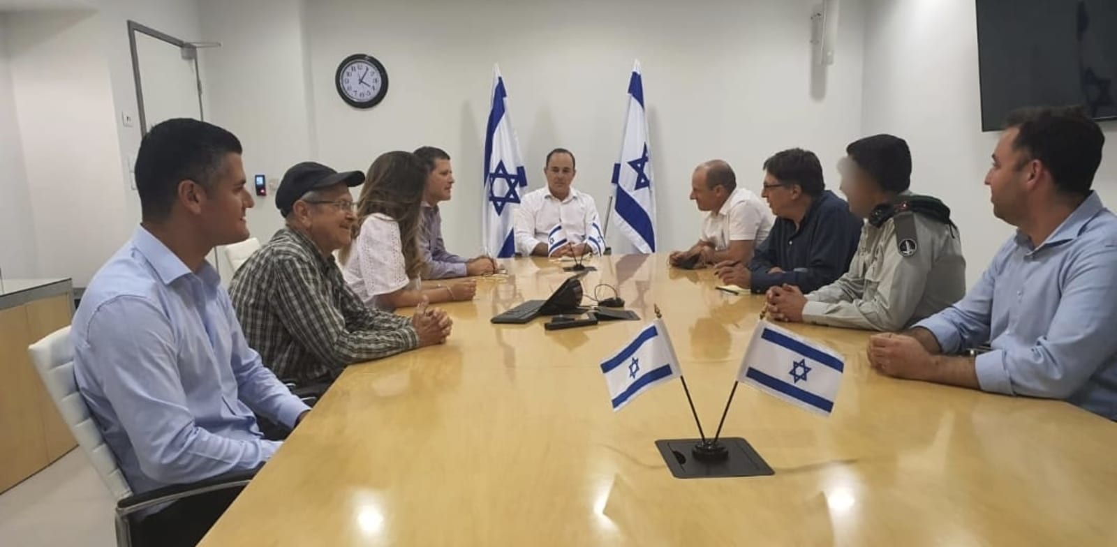 Israel delegation to Lebanon maritime border talksCredit: Ministry of Energy