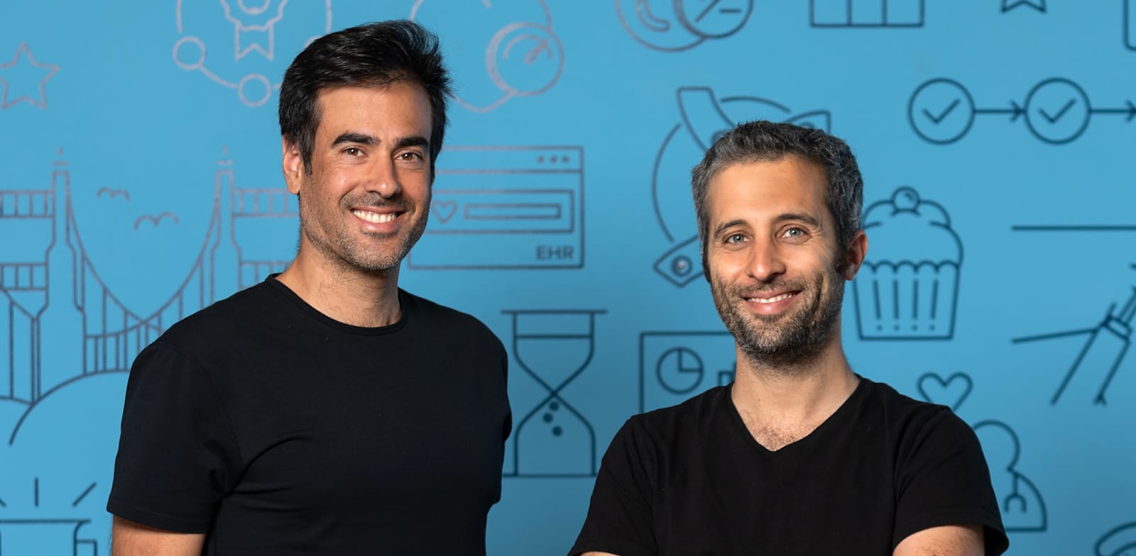 Oren Afek and Assaf David Photo: Eyal Toueg