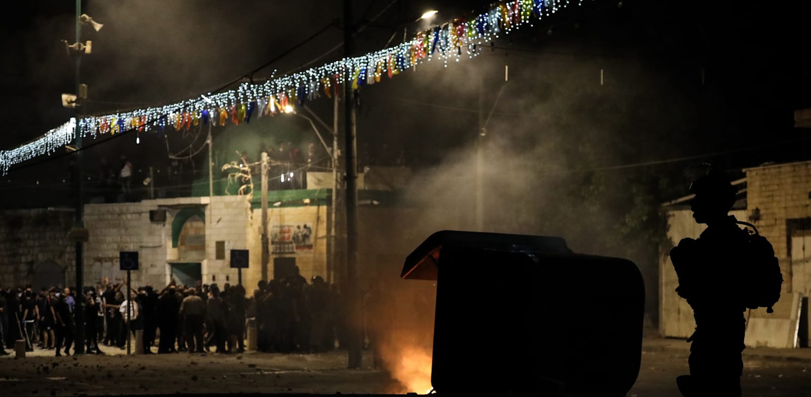 לוד בשבוע שעבר. השיח על הסימטריה נטול הקשר / צילום: Reuters, Oren Ziv