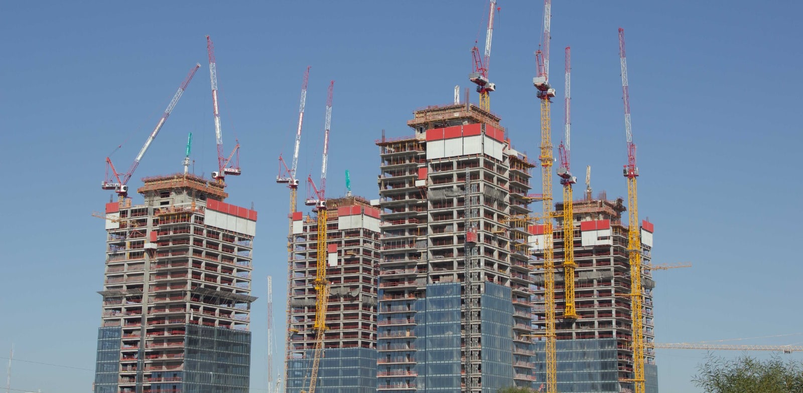 עגורנים / צילום: רמי קצב, סקייליין עגורנים