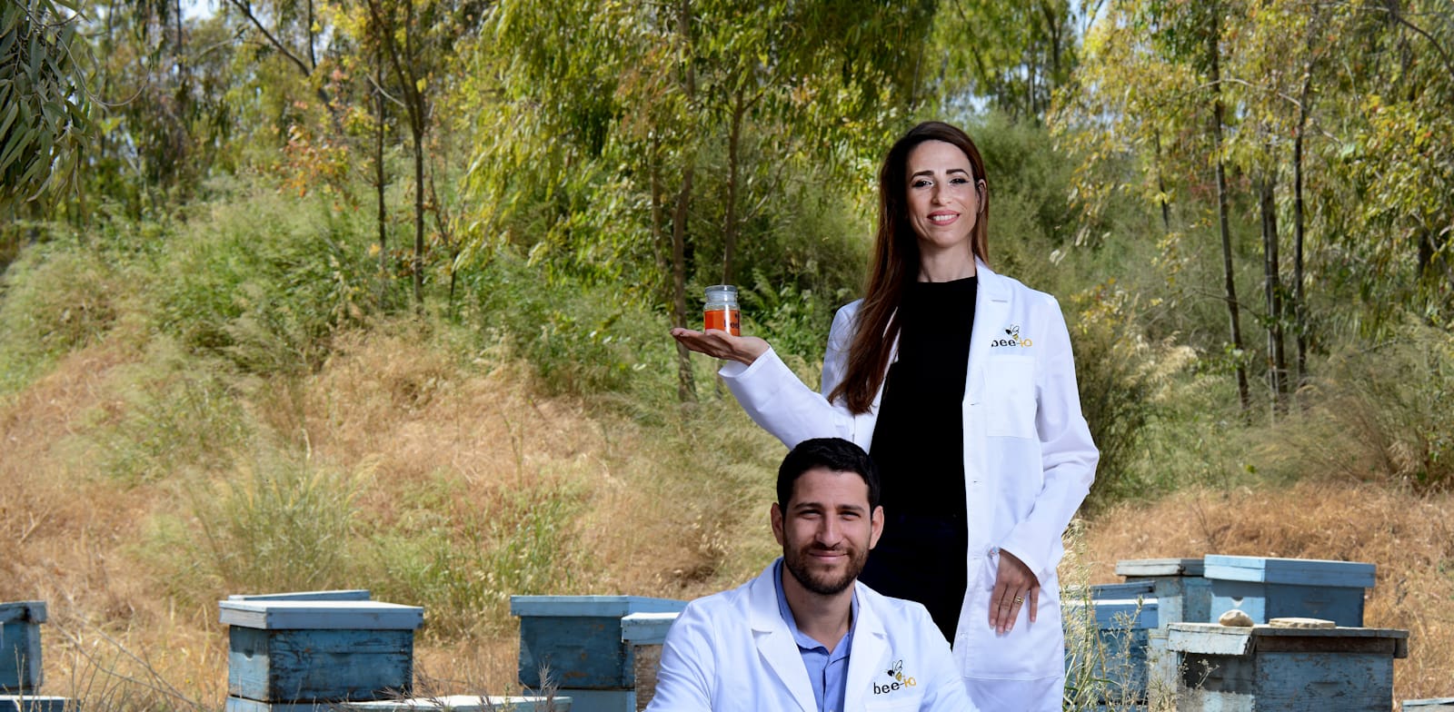 Siblings Ofir and Efrat Dvash  credit: Eyal Izhar