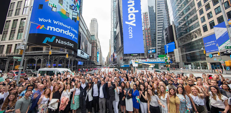 monday.com on Nasdaq Photo: Nasdaq