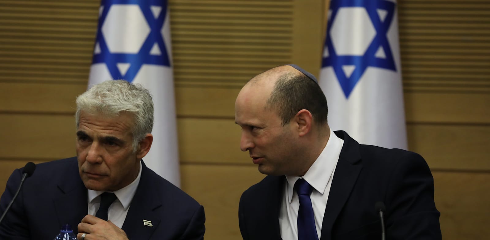 Yair Lapid and Naftali Bennett Credit: Yossi Zamir