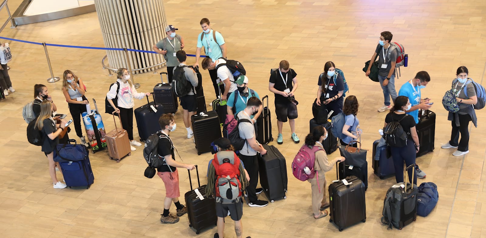 Ben Gurion airport arrivals Photo: Yossi Zamir