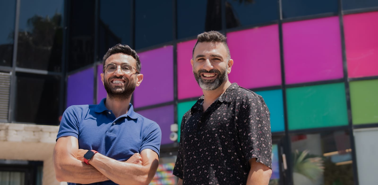 רפי טל וכרמל כמאל אבוזלף, מייסדי משרד הפרסום HapPpy / צילום: טובי הררי