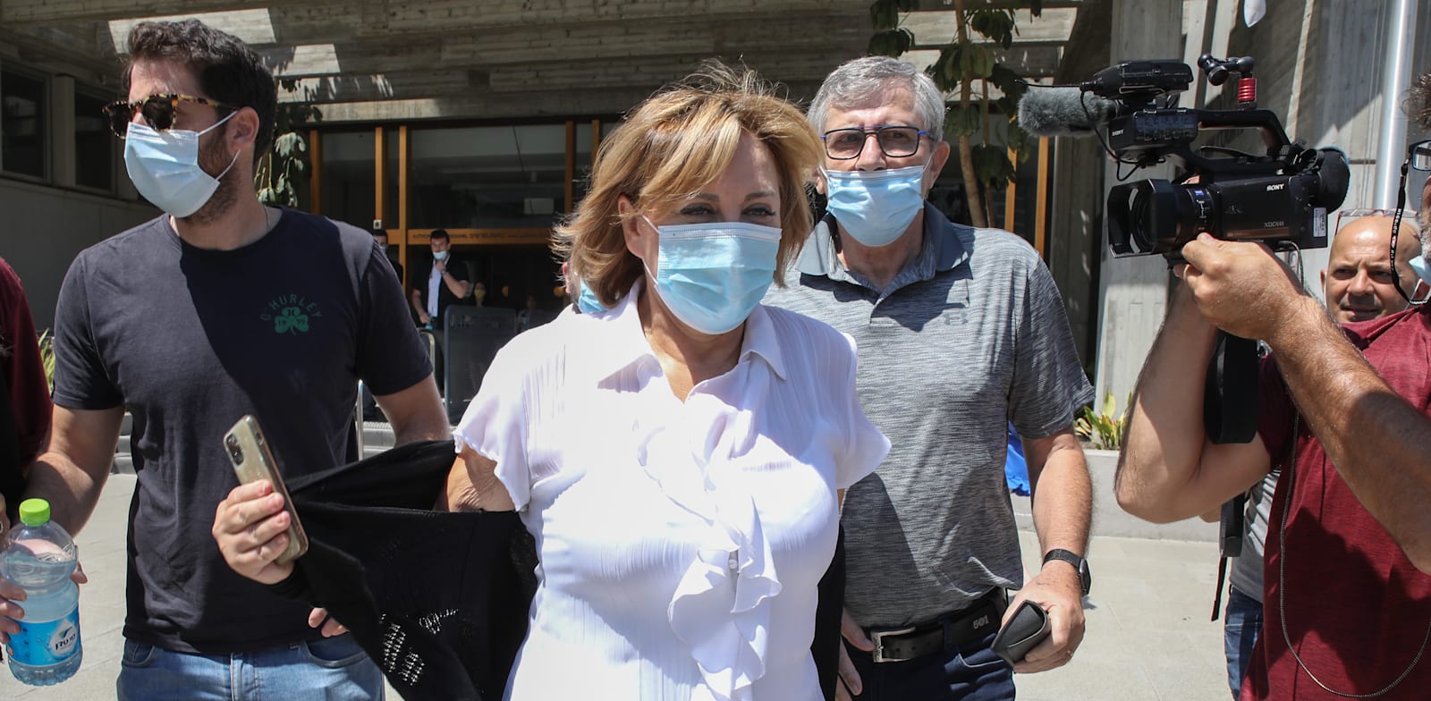 Faina Kirschenbaum being brought to court  credit: Kadia Levy