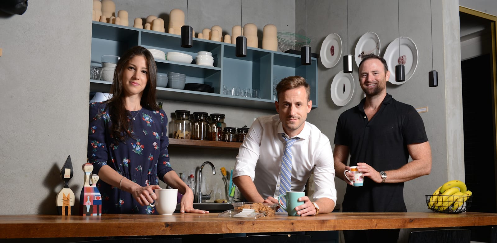 עידו פיינברג, אלכס הרפר, אור קורן, iAngels, פלטפורמת השקעות הון סיכון / צילום: איל יצהר