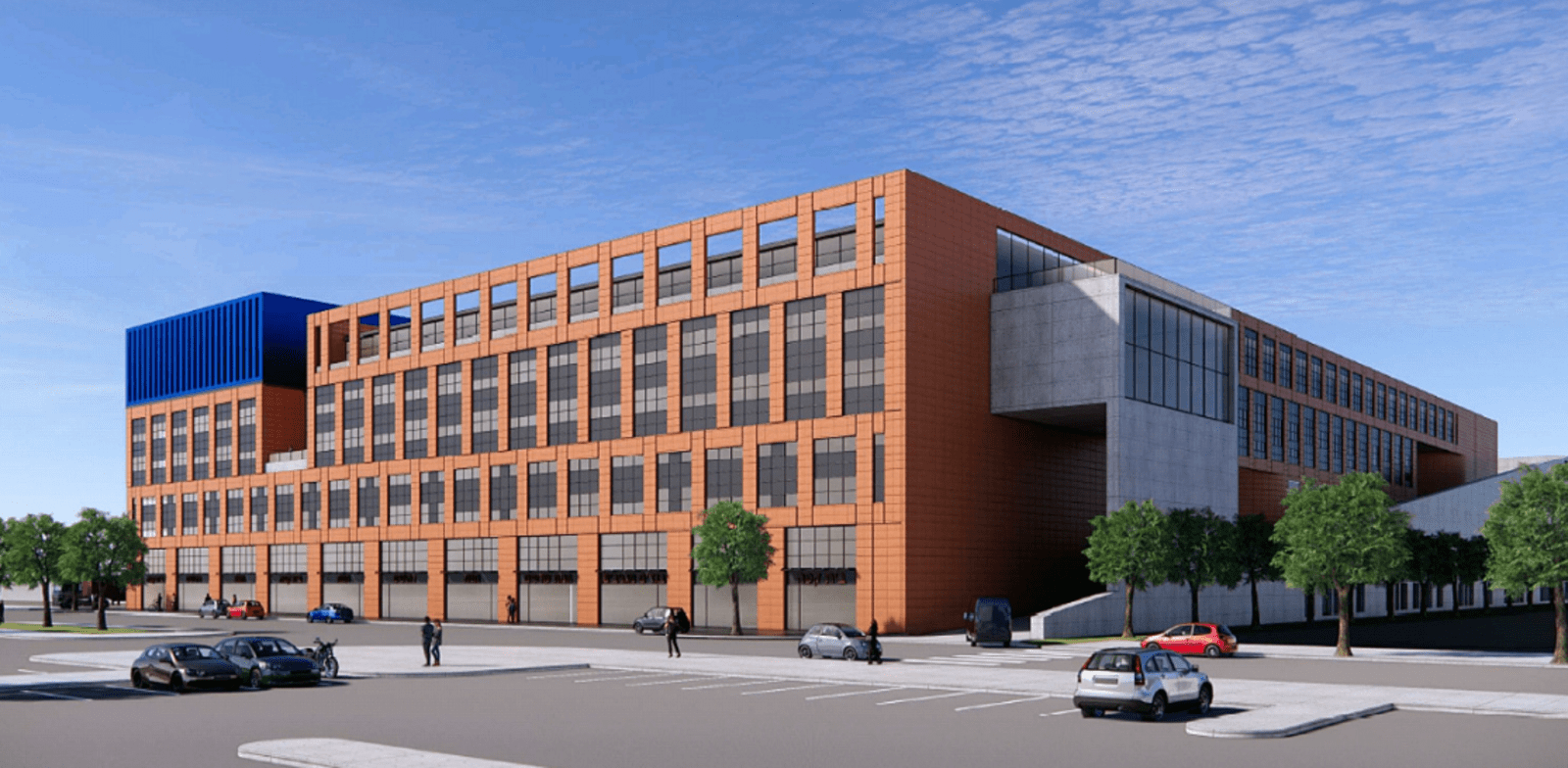 הפרויקט באזור התעשייה שוהם / הדמיה: אורבך הלוי אדריכלים