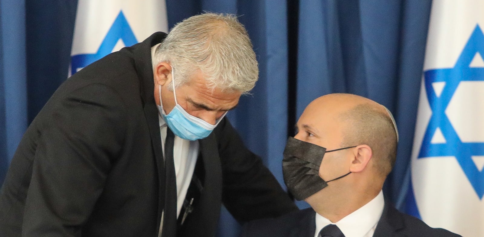 ראש הממשלה נפתלי בנט ושר החוץ יאיר לפיד / צילום: מארק ישראל סלם - הג'רוזלם פוסט