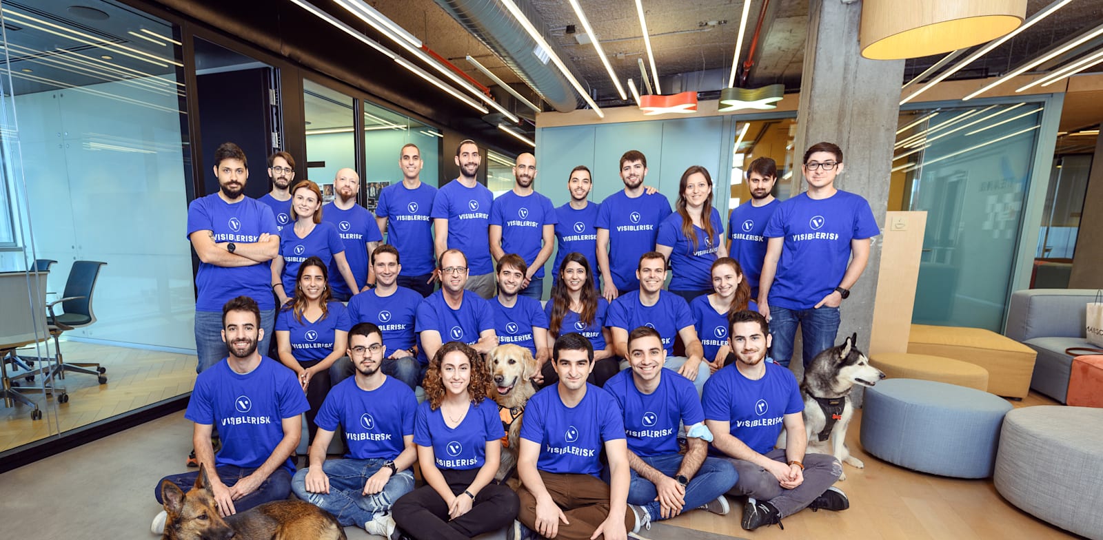 VisibleRisk employees Photo: Doron Letzter